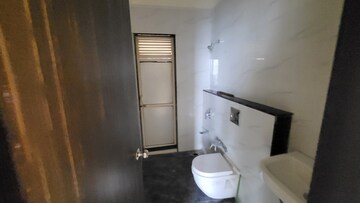 Bathroom in 3 BHK Apartment at Gala Pride Palms, Kolshet Road – for Rent