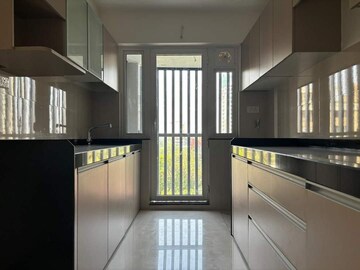 Kitchen in 2.5 BHK Apartment at Marathon Monte South, Byculla West – for Rent