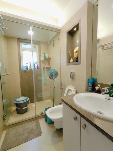 Bathroom in 2 BHK Apartment at Khandeshwar – for Sale