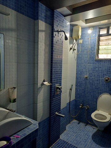 Bathroom in 3 BHK Apartment at Madhav Sankalp, Kalyan West – for Rent