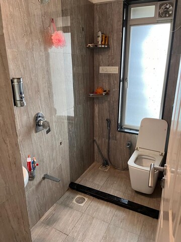 Bathroom in 1 BHK Apartment at Jay Villa, Santacruz West – for Rent