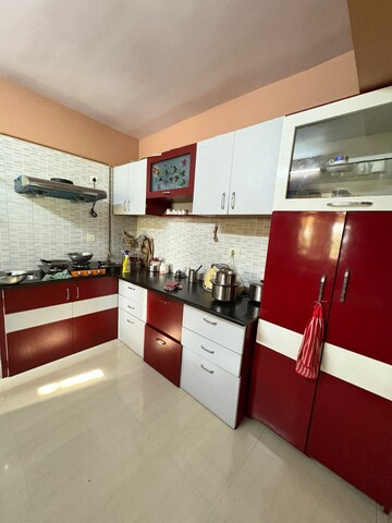 Kitchen in 2 BHK Apartment at Royal Imperio, Pimple Saudagar – for Rent