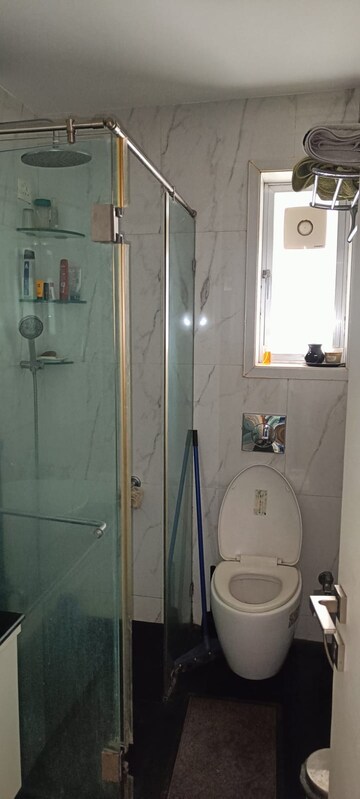 Bathroom in 2 BHK Apartment at Harmony CHS Goregaon, Goregaon East – for Rent
