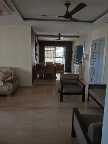 Living Room in 4 BHK Apartment at Regency Gardens, Kharghar Sector 6 – for Rent