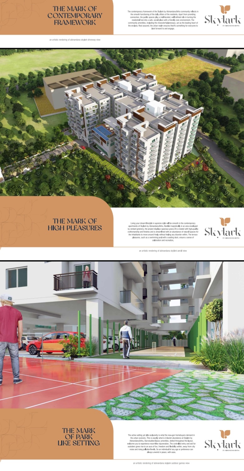 3 BHK Apartment For Sale in Kollur Gated Community