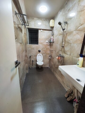 Bathroom in 2 BHK Apartment at Prestige Residency Gardenia, Dongripada – for Rent
