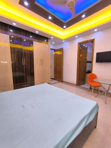 Bedroom in 1 BHK Builder Floor at Ansal Sushant Lok I, Sector 43 – for Rent