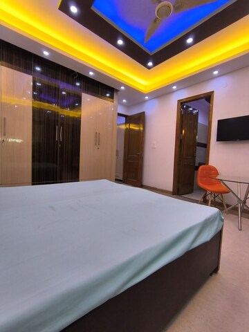 Bedroom in 1 BHK Builder Floor at Ansal Sushant Lok I, Sector 43 – for Rent