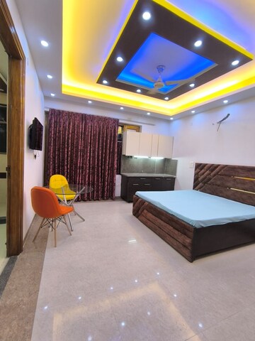 Bedroom in 1 BHK Builder Floor at Ansal Sushant Lok I, Sector 43 – for Rent