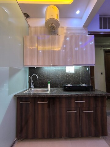Kitchen in 1 BHK Builder Floor at Ansal Sushant Lok I, Sector 43 – for Rent