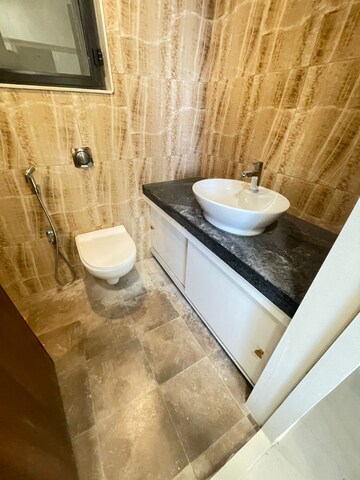 Bathroom in 2 BHK Apartment at Lodha Quality Home Tower 2, Majiwada – for Rent