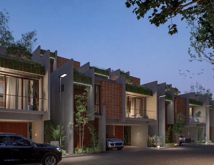 Exterior View, vishwa-lake-estates 4 Bedroom 2696 Sq.Ft. Villa In Rajanukunte Bangalore 8080124