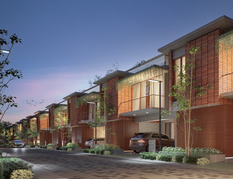 Exterior View, vishwa-lake-estates 4 Bedroom 2696 Sq.Ft. Villa In Rajanukunte Bangalore 8080124