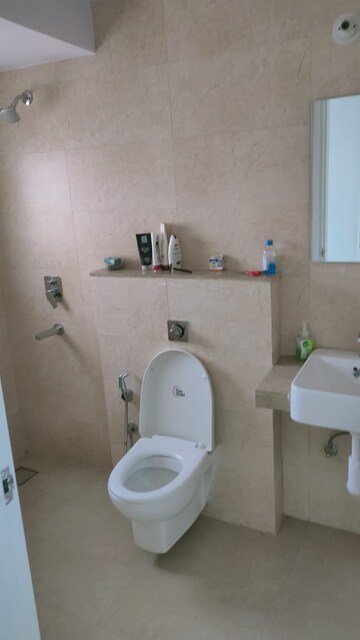 Bathroom in 2 BHK Apartment at Runwal Bliss, Kanjurmarg East – for Rent