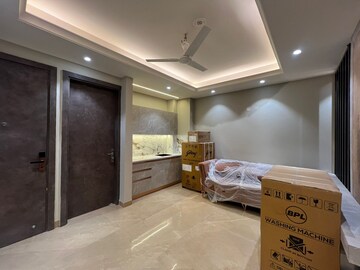 Living Room in 2 BHK Builder Floor at Ansal Sushant Lok I, Sector 43 – for Rent
