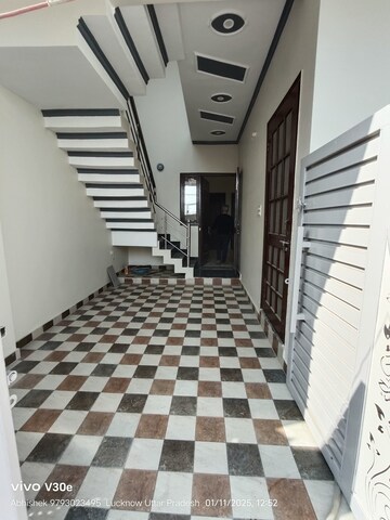 Staircase in 3 BHK Independent House at Jankipuram Extension – for Sale