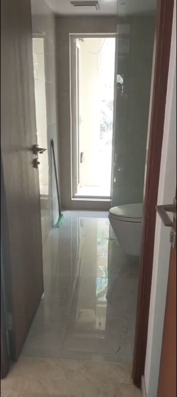 Bathroom in 3 BHK Apartment at Hiranandani Meadows, Manpada – for Rent