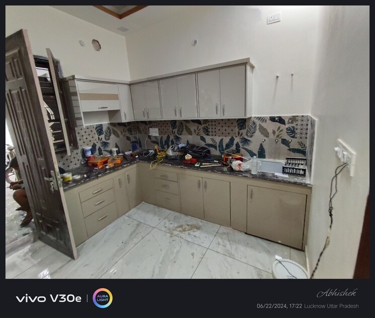 Kitchen, jankipuram 3 Bedroom 2100 Sq.Ft. Independent House In Jankipuram Lucknow 8080636