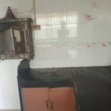 Kitchen in 1 BHK Apartment at Vrindavan Garden Co Hs Society, Kalyan West – for Sale