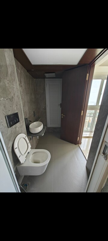 Bathroom in 2 BHK Apartment at Ruparel Ariana, Parel – for Rent