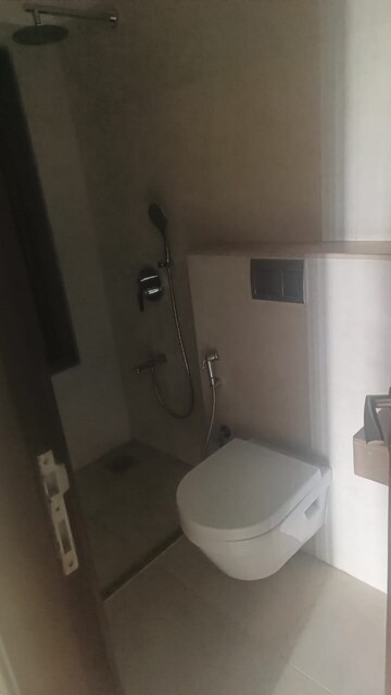 Bathroom in 3 BHK Apartment at Hiranandani Gardens Lake Castle, Powai – for Rent