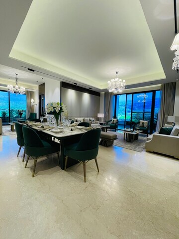 Living Room in 4 BHK Apartment at Adani Lushlands, Gwal Pahari – for Sale
