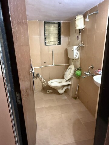 Bathroom in 1 BHK Apartment at Space Ashley Garden, Mira Road – for Sale