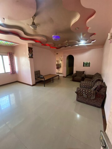 Living Room in 2 BHK Apartment at Lalwani Heights, Wadgaon Sheri – for Rent