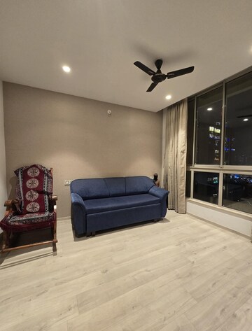 Living Room in 3 BHK Apartment at One Hiranandani Park, Ghodbunder Road – for Rent