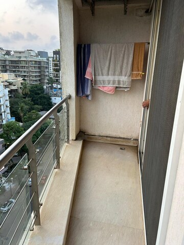 Balcony in 4 BHK Apartment at Rajesh Raj Grandeur, Powai – for Rent