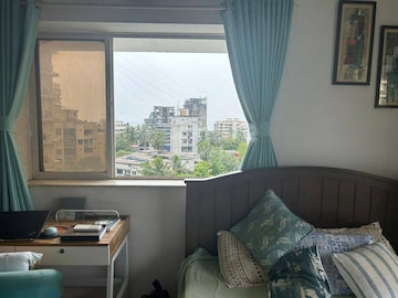 Living Room in 3 BHK Apartment at Silver Springa Apartment, Bandra West – for Rent