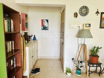 Living Room in 3 BHK Apartment at Silver Springa Apartment, Bandra West – for Rent