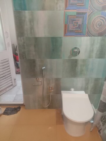 Bathroom in 3 BHK Apartment at Hiranandani Gardens Lake Castle, Powai – for Rent