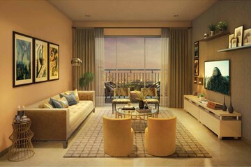 Living Room in 4 BHK Apartment at Rustomjee Crown, Prabhadevi – for Sale