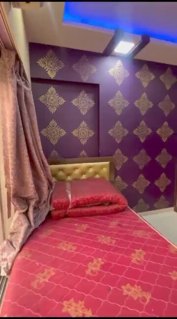 Bedroom in 3 BHK Apartment at Unique Heights CHS, Mira Road – for Rent