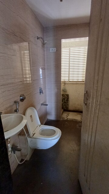 Bathroom in 1 BHK Apartment at Nav Madhuban CHS, Naupada – for Rent