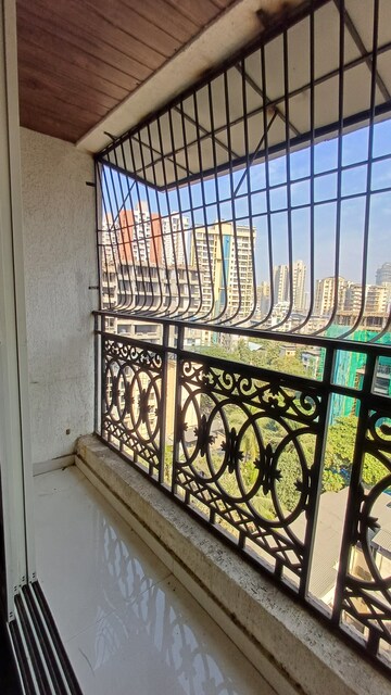 Balcony in 1 BHK Apartment at Nav Madhuban CHS, Naupada – for Rent