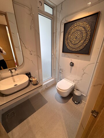 Bathroom in 3.5 BHK Apartment at Lodha Sterling, Kolshet Road – for Sale