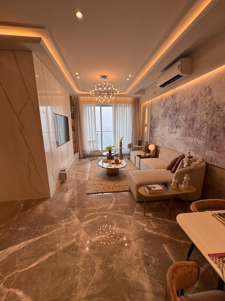 Living Room, lodha-sterling 3.5 Bedroom 1500 Sq.Ft. Apartment In Kolshet Road Thane 8081246