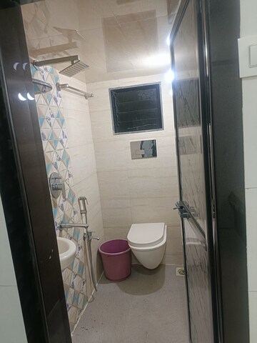 Bathroom in Studio Apartment at Sahayog CHS, Powai – for Rent