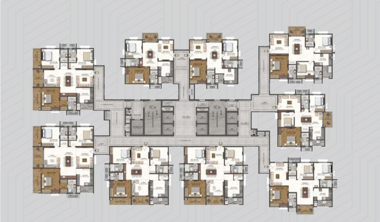 Floor Plan, bricks-marvella 3 Bedroom 1575 Sq.Ft. Apartment In Tellapur Hyderabad 8081357