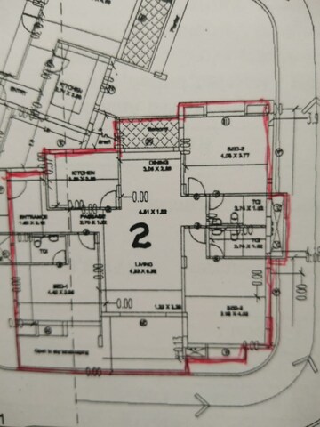 3 BHK Apartment – Map Location View at Dona Paula - for Sale