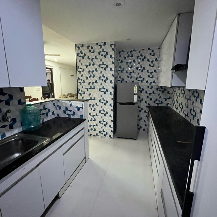 Kitchen, ansal-sushant-lok-i 3 Bedroom 1745 Sq.Ft. Builder Floor In Sector 43 Gurgaon 8081518