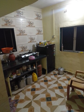 Master Bedroom in 1 BHK Apartment at Suraj Park, Kalwa – for Rent