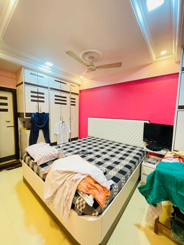 Bedroom in 3 BHK Apartment at T Bhimjyani Neelkanth Woods, Manpada – for Sale