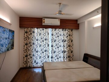 Living Room in 2 BHK Apartment at Rishita Manhattan, Gomti Nagar – for Rent