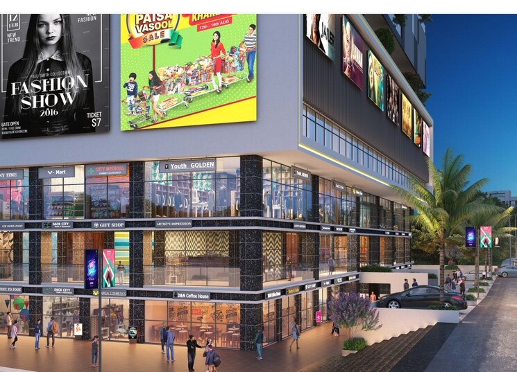 Exterior View, aishwaryam-one-moshi Commercial Shop 381 Sq.Ft. In Moshi Pune 8081837