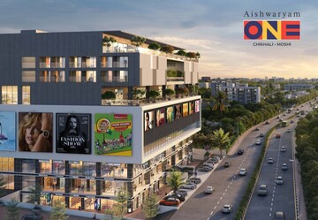  Shop – Exterior View View at Aishwaryam One Moshi, Moshi - for Sale