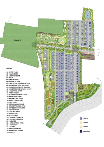 Master Plan in 4 BHK Villa at MJR Divine Meadows, Sarjapur Road – for Sale