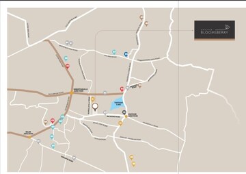 2.5 BHK Apartment – Map Location View at Goyal Orchid Bloomsberry, Panathur - for Sale